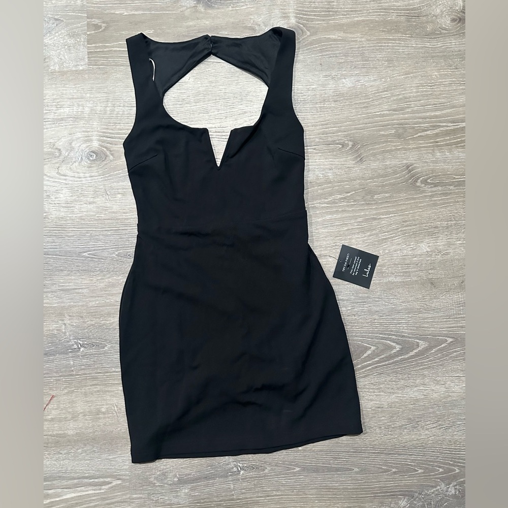 Lulu's NWT Chic Black Cutout Mini Dress